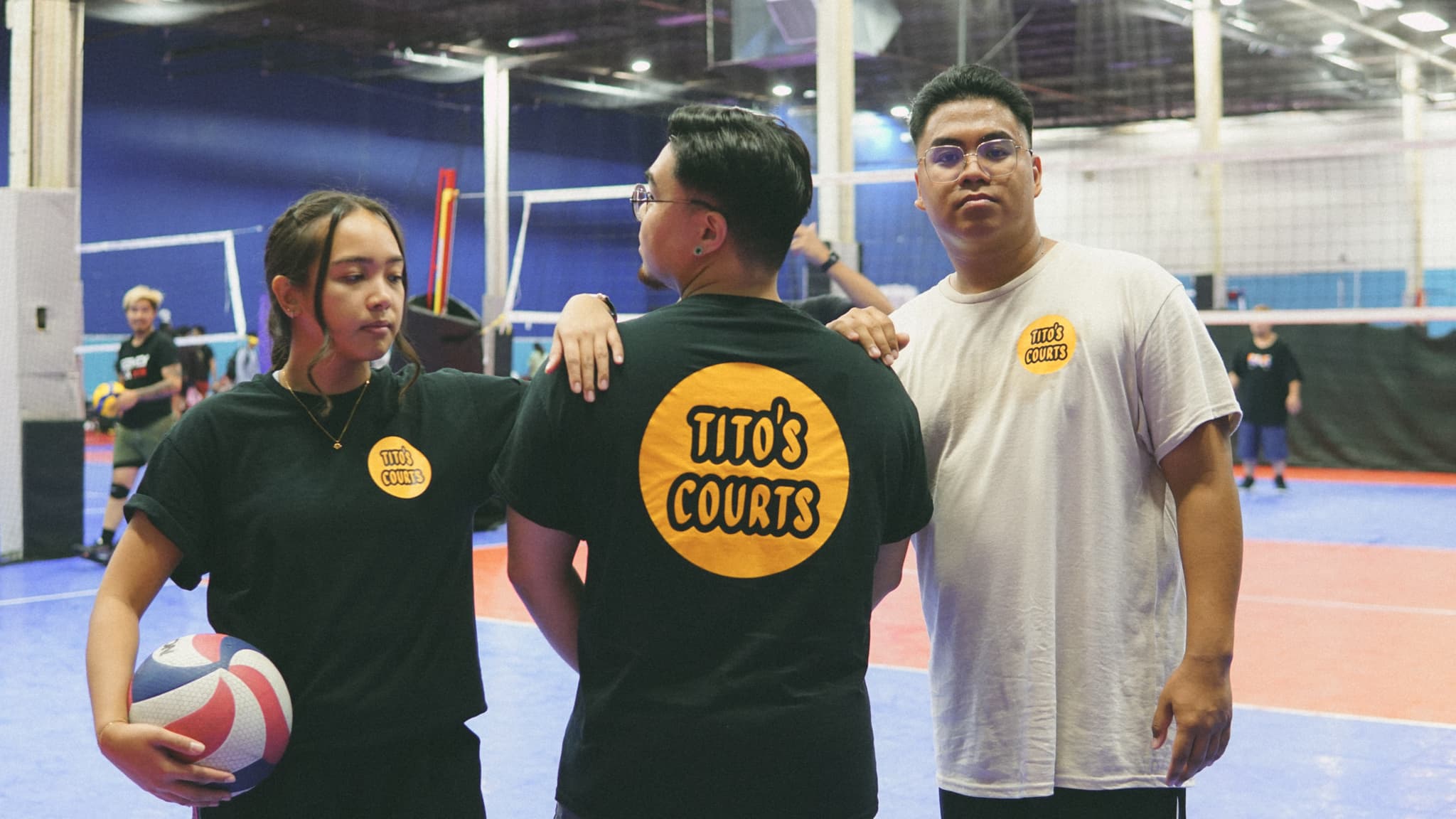 Tito's Courts volleyball game night